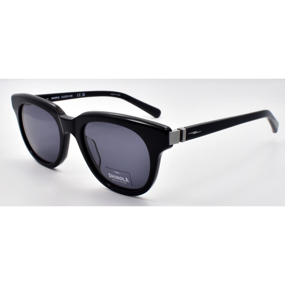 Shinola by Flexon SH1501S 001 Sunglasses 51-20-145 Black / Gray